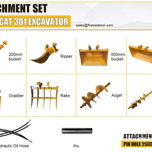 Quantity of 2026 GIYI Cat 301 GYA-8 Excavator Attachment - Fits Cat 301 (Unused)
