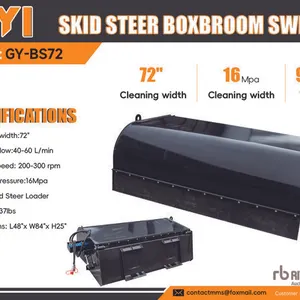 2026 GIYI GY-BS72 Skid Steer Sweeper (Unused)