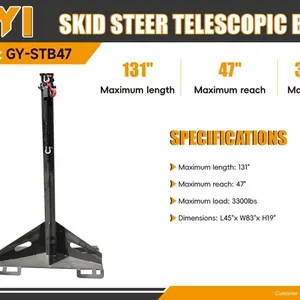 2026 GIYI GY-STB47 Telescopic Skid Steer Boom (Unused)