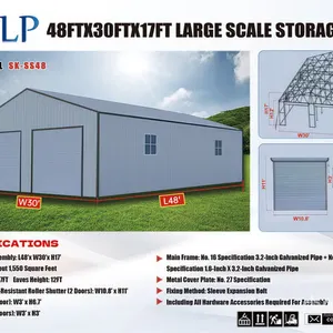 2026 SKLP SK-SS48 48 ft x 30 ft Storage Building (Unused)