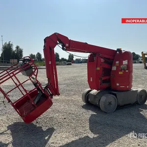 2017 Manitou 120 AETJC 2 Electric Articulating Boom Lift (Inoperable)