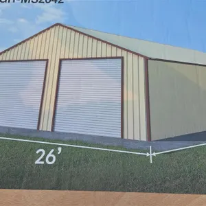 Rhino 42'x26' Metal Garage Building
 UNRESERVED
