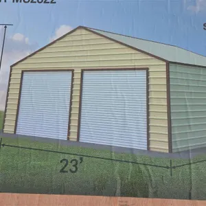 Rhino AGR-MS2322 23'x22' Double Garage Shed
 UNRESERVED