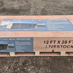 Rhino 12'x28' Metal Livestock Shed
 UNRESERVED
