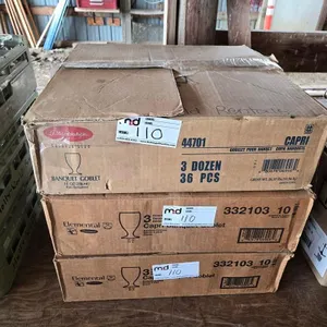 (3) Boxes of Capri 10oz Banquet Goblets
 UNRESERVED