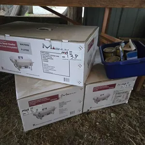 (3) Magnum MA7806 9 L Stainless Steel Chafers & warmers
 UNRESERVED