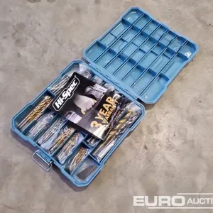 Unused 130pcs Mixed Multi Drill Bit Set 