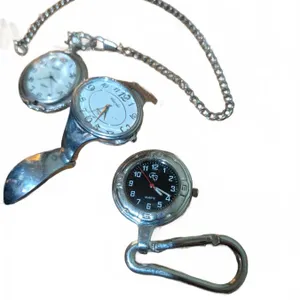 Pocket and Clip Watches Lot, Includes Swiss-Made