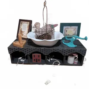 Decorative Home Decor Lot with Framed Prints and Accessories