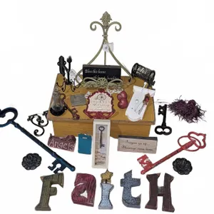 Decorative Metal Keys, Hooks, Plaques, and Hardware