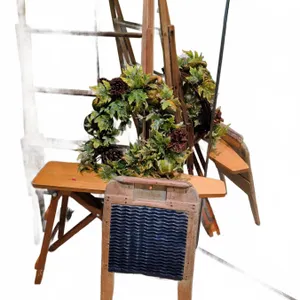 Antique Laundry Essentials - Washboard, Wreath, Racks, Decor