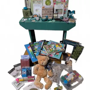 Kids’ Crafts, Books, Plush Bear and Art Supplies