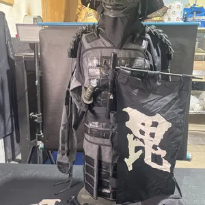 Samurai-Style Costume Armour, Mask, Katana, and Accessories
