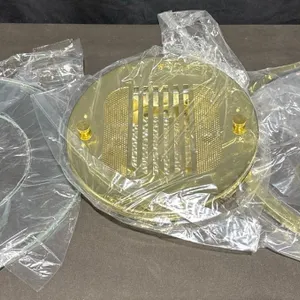 Nadair SM-500 Light Fixture Glass and Brass Component Set