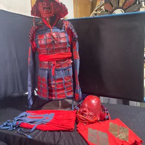 Martial Arts Sparring Armour And Bokken Set With Helmets
