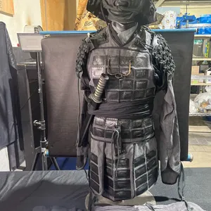 Samurai-Style Costume Armour Set With Helmet and Fake Katana