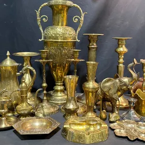 Brass Decor, Candlesticks, Vases and more