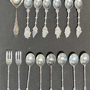 Silver Plated Figural Spoons and Forks