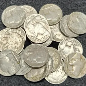 (22) Full Date Buffalo Nickels