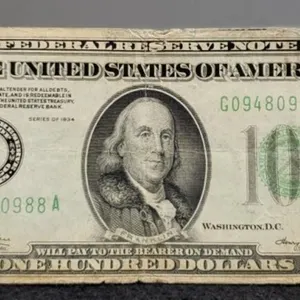 1934 $100 FR Note