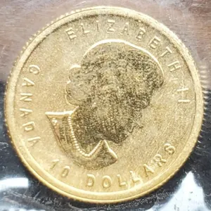 1812-2012 1/4 Oz. Gold Canada $10 BU