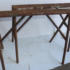 2 Heavy Duty Metal Saw Horses 36x31"