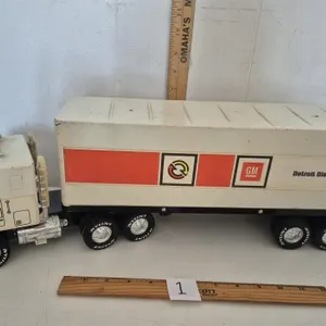 Vintage Ny Lint Tractor Trailer Semi Made in USA