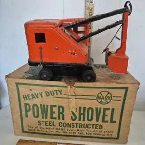 Vintage Marx toys Power Shovel with Box