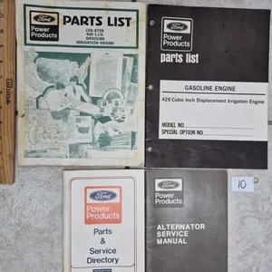 1970s Ford Service & Parts Manuals