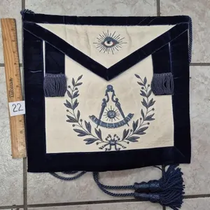 Vintage Masonic Past Master Apron