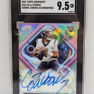 2023 Cj Stroud Topps Cosmic Ch Auto Ref RC SGC 9.5