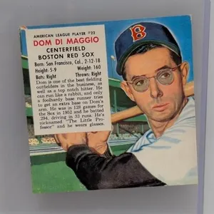 1953 RED MAN TOBACCO DOM DI MAGGIO 22A Surface