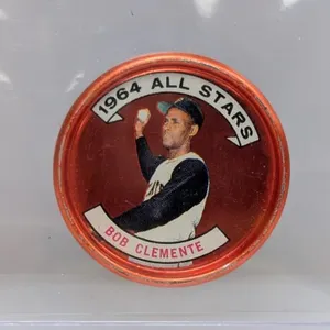 1964 Topps Roberto Clemente Coin #150