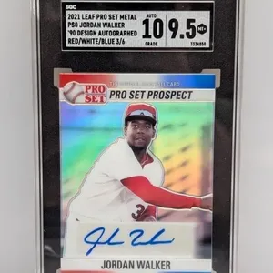 2021 Pro Set Jordan Walker Autograph SGC 9.5 3/6