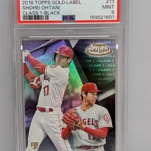 2018 Topps Gold Label Shohei Ohtani #17 RC PSA 9