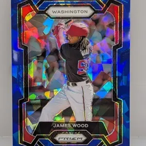 2024 Prizm Cracked Ice James Wood Rookie #129