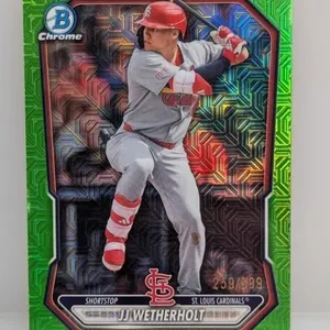 2026 Bowman Chrome Green Mojo Ref JJ Wetherholt