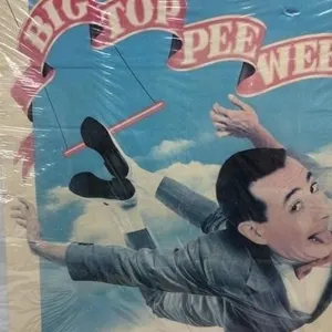 Vintage pee wee Herman Big Top movie poster