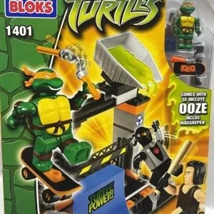 Mega Bloks TMNT Turtles building toy set