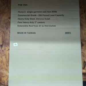 New garment rack in box
