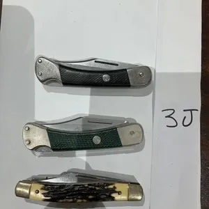 3 blade ruko knife, 1 blade cadet, and 1 blade ?