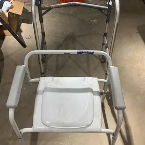 Handicap items. Walker and potty chair