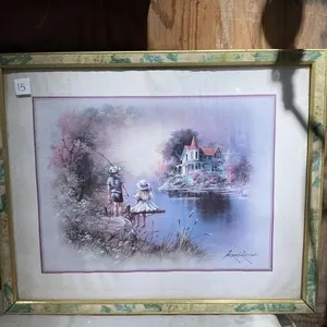 22x18 matted framed picture