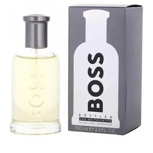 New $161 Hugo Boss Men Bottled 3.3 Oz Edt Spr Grey