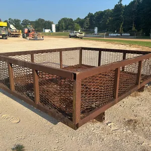 SKID MOUNTED STEEL BASKET