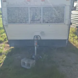 1  bumper hitch camper no tod, sold as is