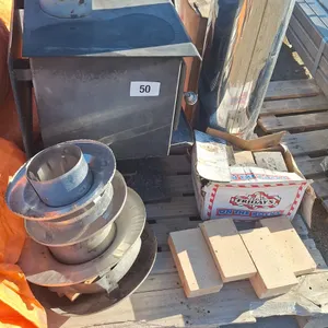 Wood Stove with extra fire bricks, and Various Steel Chimney Lengths