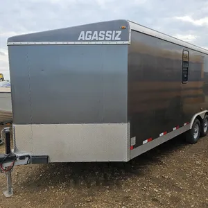 2018 Agassiz Smooth Wall Cargo Trailer, Grey, 2J9C28290KW047030