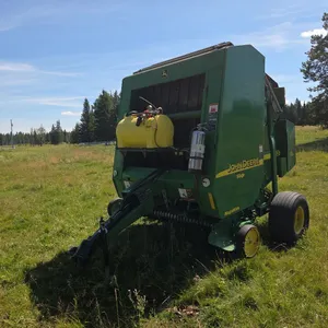 **OFFSITE** John Deere 567 Mega Wide Round Baler. S/N E00567X190461