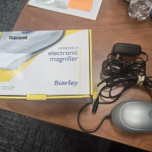 #L032 Bierley Handheld Electronic Magnifier - Mono Mouse